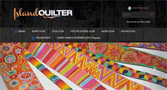 Desktop Screenshot of islandquilter.com